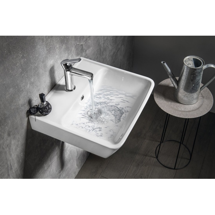 Bruckner - Lavabo empotrado NEON 45x41,5 cm cerámica/blanco