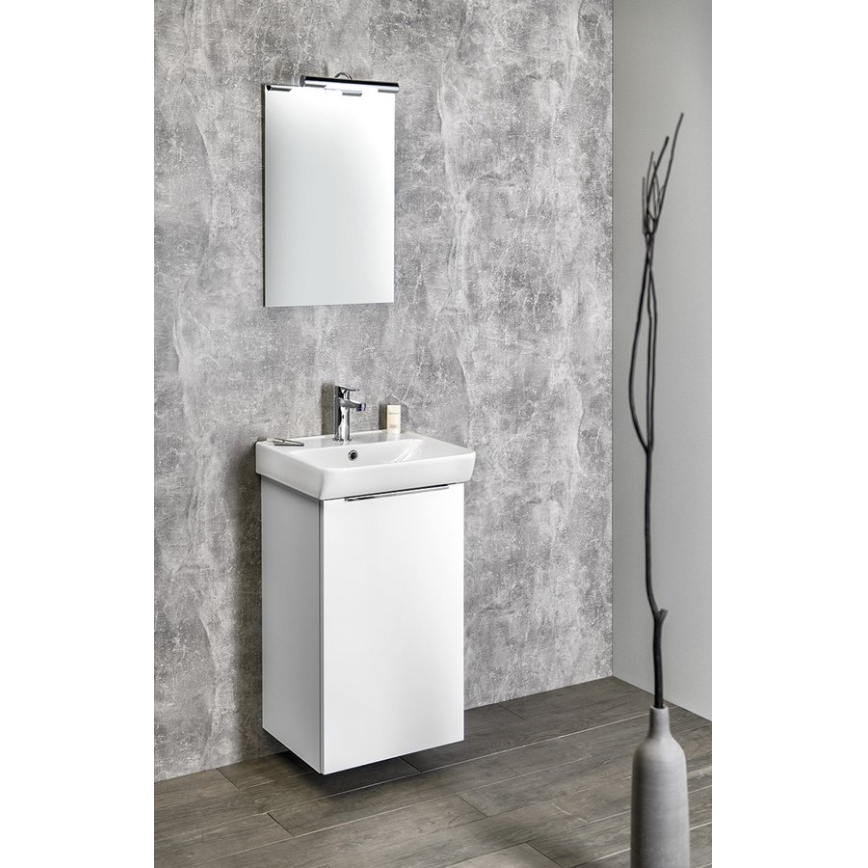 Bruckner - Lavabo empotrado NEON 45x41,5 cm cerámica/blanco
