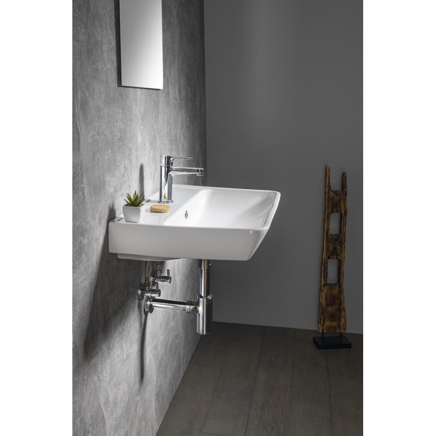 Bruckner - Lavabo empotrado NEON 60x41,5 cm cerámica/blanco