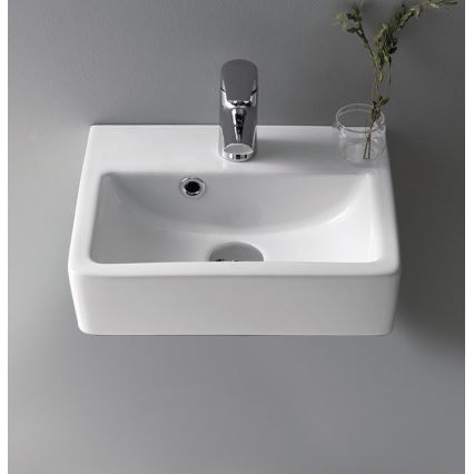 Bruckner - Lavabo NOAM 37,5x28 cm cerámica/blanco