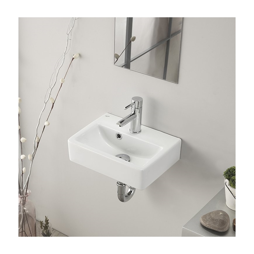 Bruckner - Lavabo NOAM 37,5x28 cm cerámica/blanco