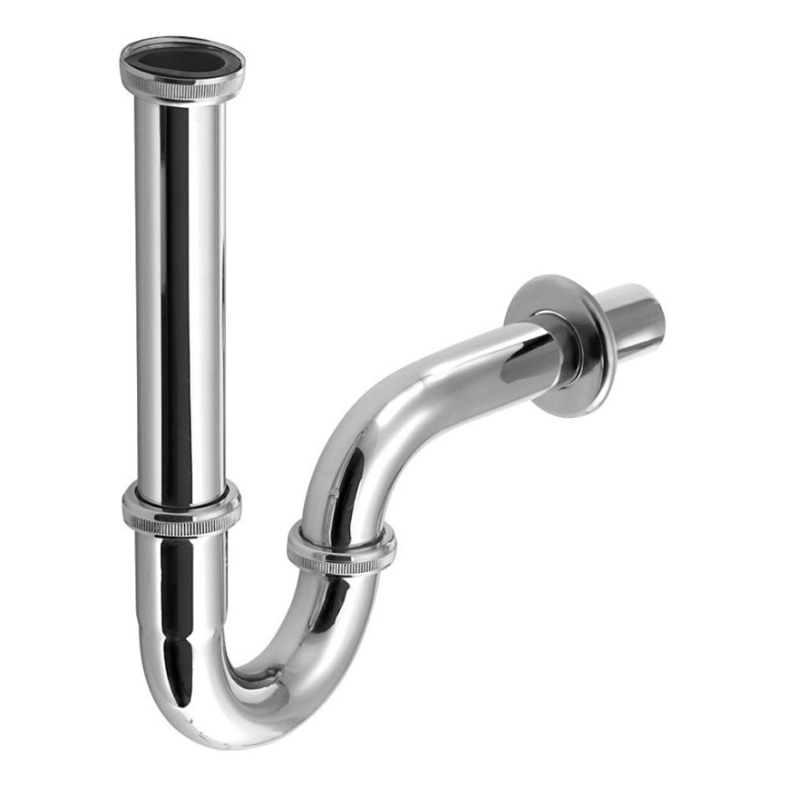 Bruckner - Sifón de lavabo DN32 cromo brillante