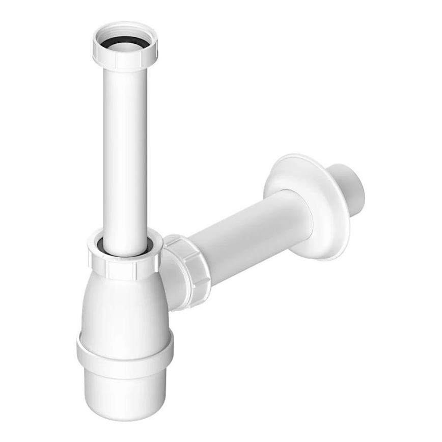 Bruckner - Sifón de lavabo DN40 blanco