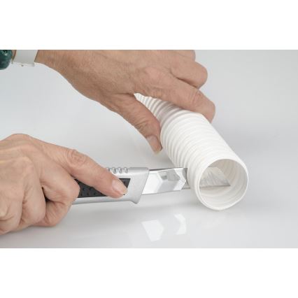 Bruckner - Sifón flexible para fregadero DN40 blanco