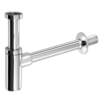 Bruckner - Sifón redondo para lavabo DN32 cromo brillante