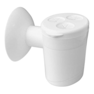 Bruckner - Trampa de vapor con bola para 3 mangueras blanco