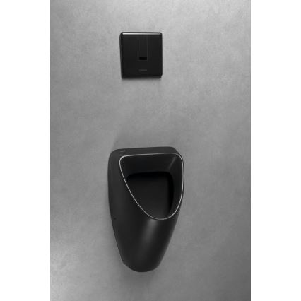 Bruckner - Urinario SCHWARN entrada trasera, desagüe trasero cerámica/mate negro
