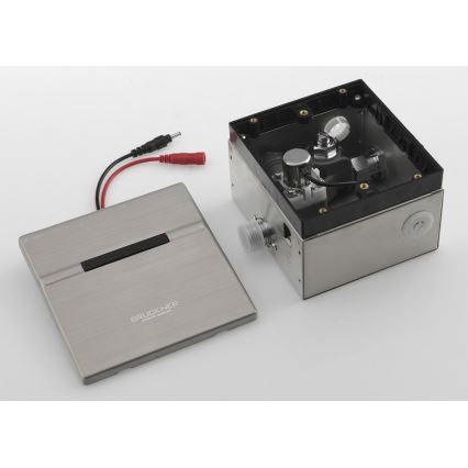 Bruckner - Válvula de descarga automática con sensor para urinarios 6V DC/4xAA acero inoxidable