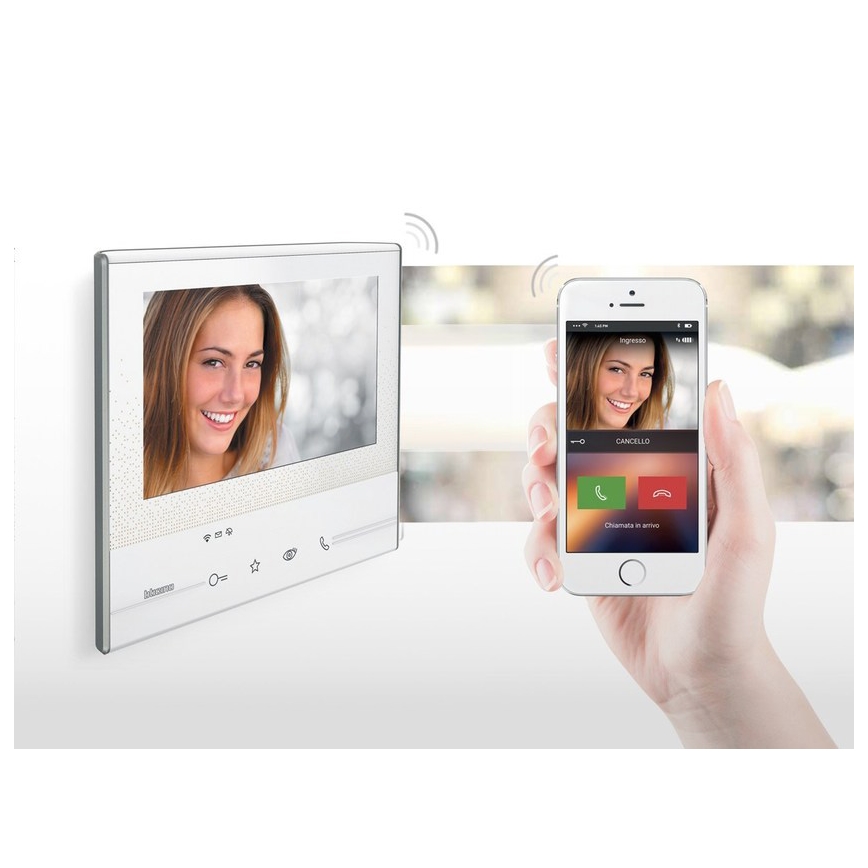 Bticino 363911 - Timbre con video Class 300 WIFI IP54