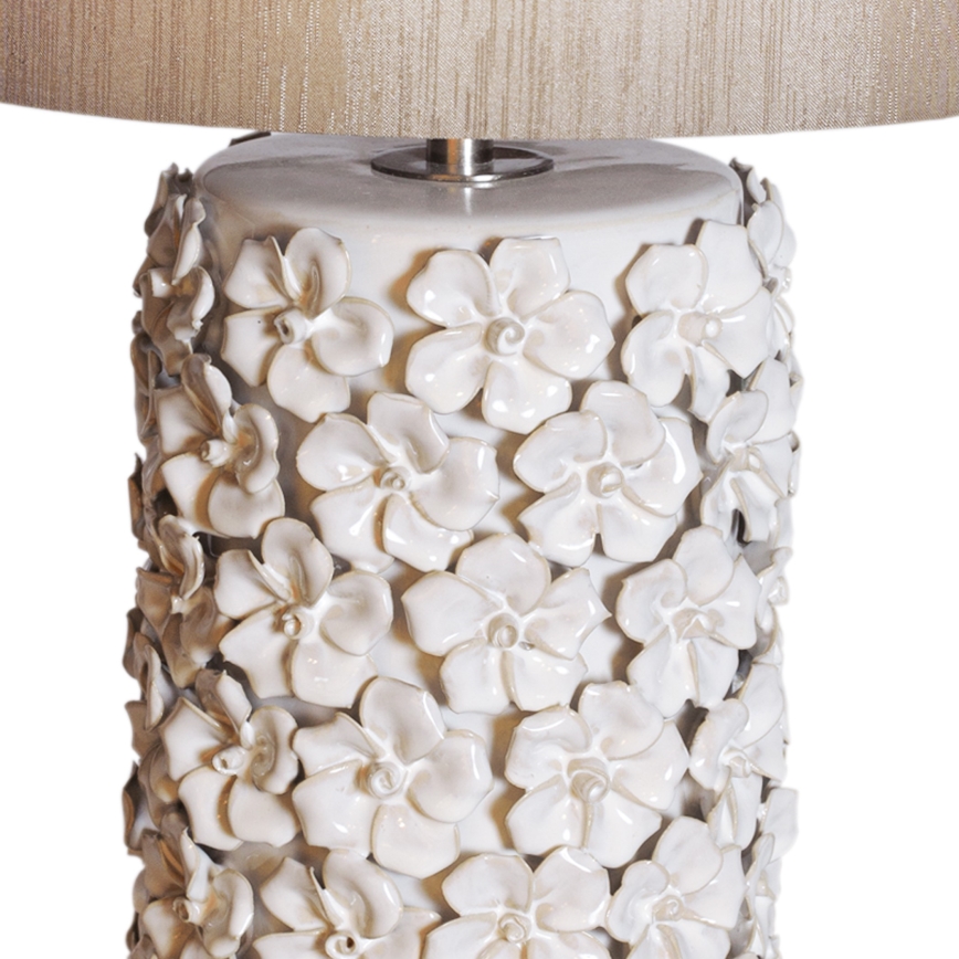 ByRydens - Lámpara de mesa FIORE 1xE27/5W/230V color crema
