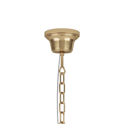 ByRydens - Lámpara colgante con cadena HERMINE 1xE27/5W/230V latón diá. 34 cm