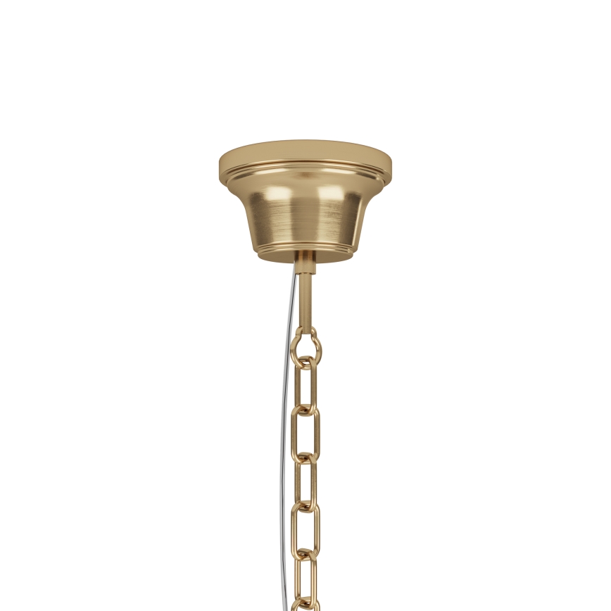 ByRydens - Lámpara colgante con cadena HERMINE 1xE27/5W/230V latón diá. 34 cm