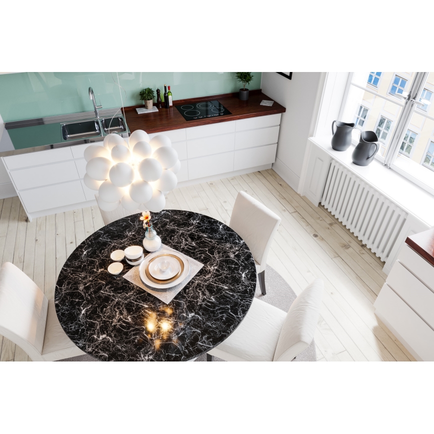 ByRydens - Lámpara colgante GROSS 8xG9/4W/230V blanco diá. 50 cm