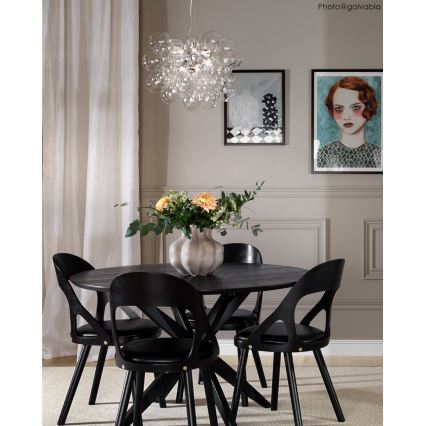 ByRydens - Lámpara colgante GROSS 8xG9/4W/230V transparente diá. 50 cm