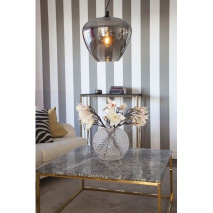 ByRydens - Lámpara colgante BELLISSIMO 1xE27/8W/230V ahumado/negro diá. 40 cm