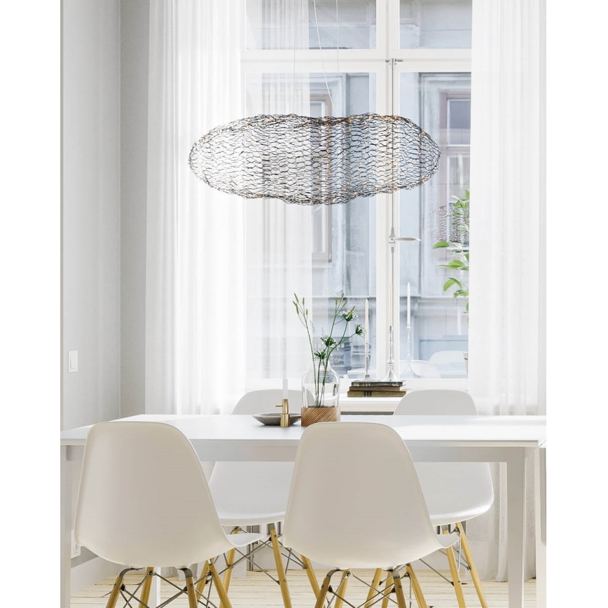ByRydens - Lámpara LED colgante HAYDEN LED/15W/230V negro