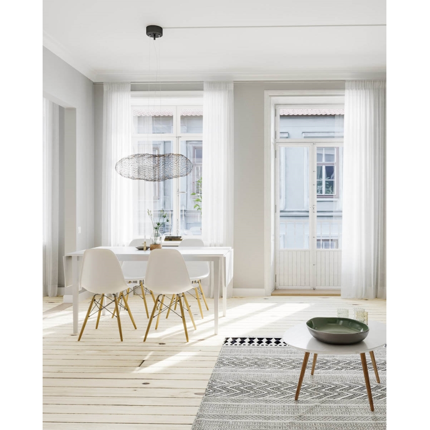 ByRydens - Lámpara LED colgante HAYDEN LED/15W/230V negro