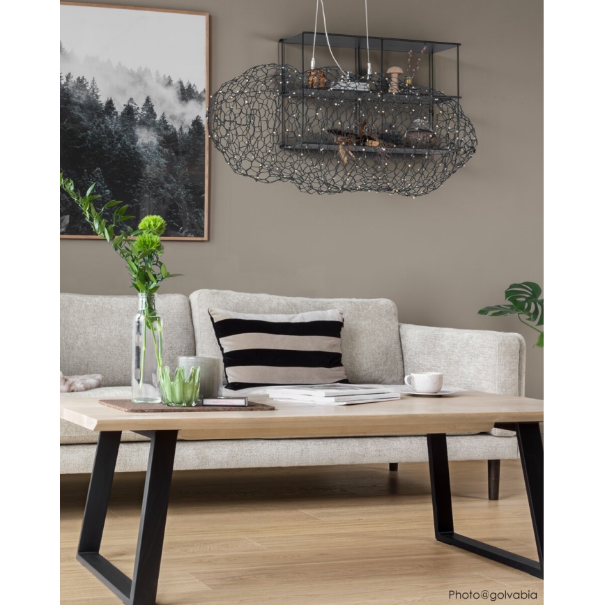 ByRydens - Lámpara LED colgante HAYDEN LED/15W/230V negro