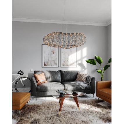 ByRydens - Lámpara LED colgante HAYDEN LED/20W/230V negro