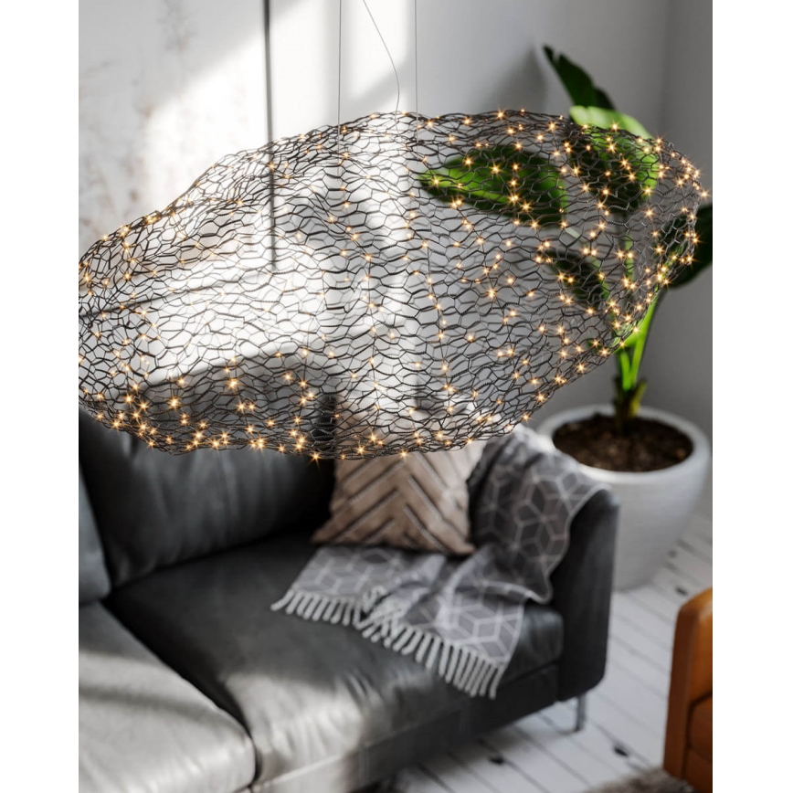 ByRydens - Lámpara LED colgante HAYDEN LED/20W/230V negro