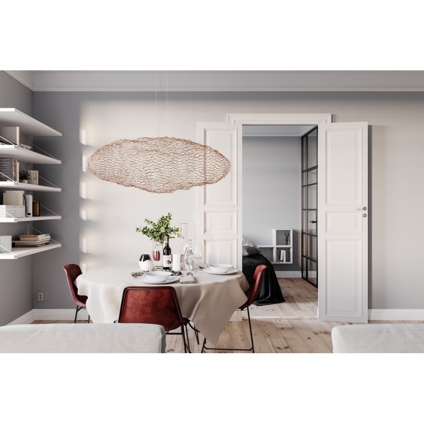 ByRydens - Lámpara LED colgante HAYDEN LED/20W/230V dorado
