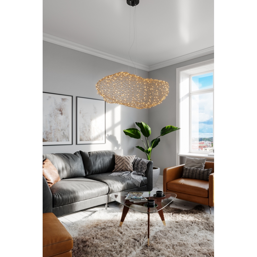 ByRydens - Lámpara LED colgante HAYDEN LED/20W/230V dorado
