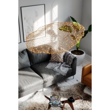 ByRydens - Lámpara LED colgante HAYDEN LED/20W/230V dorado