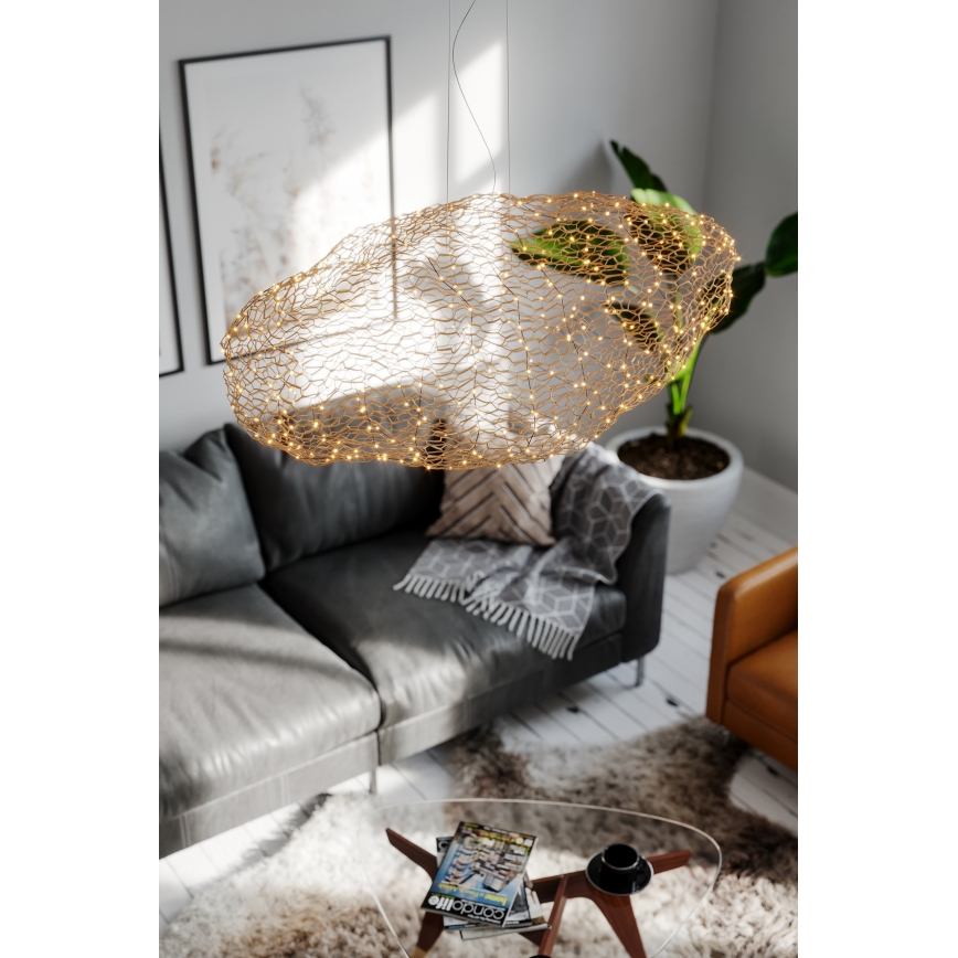 ByRydens - Lámpara LED colgante HAYDEN LED/20W/230V dorado