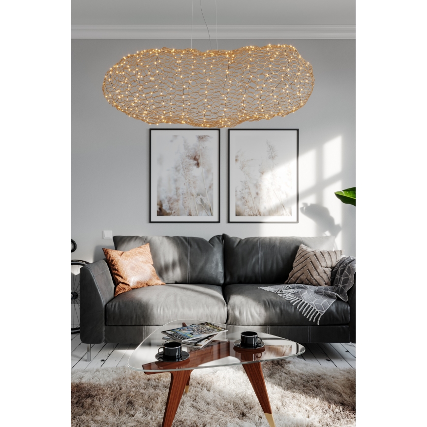 ByRydens - Lámpara LED colgante HAYDEN LED/20W/230V dorado