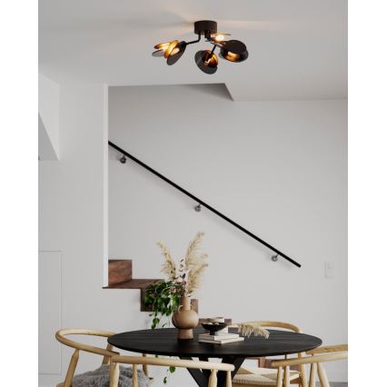 ByRydens - Lámpara de techo TURNO 6xG9/4W/230V dorado/negro