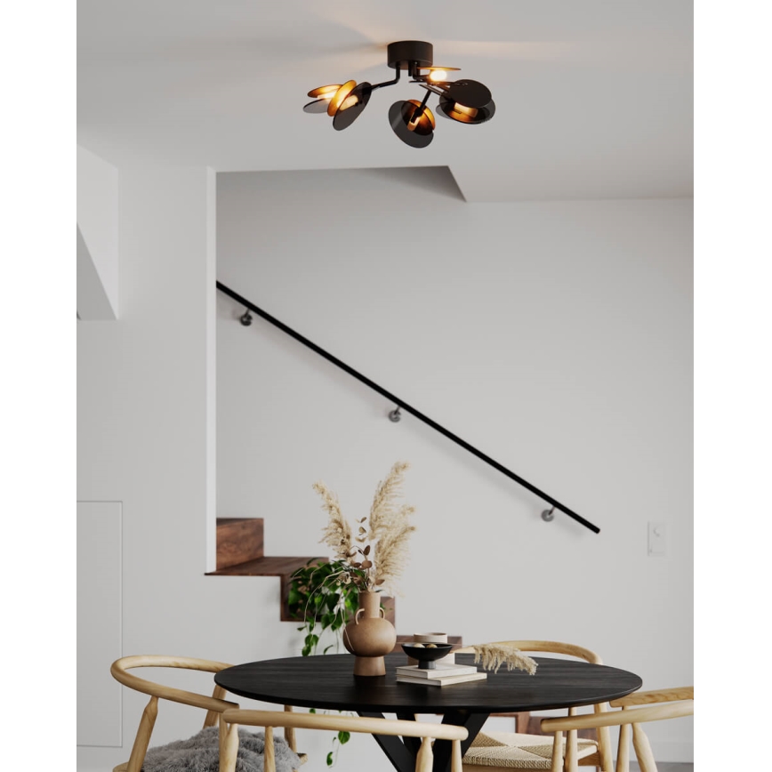 ByRydens - Lámpara de techo TURNO 6xG9/4W/230V dorado/negro