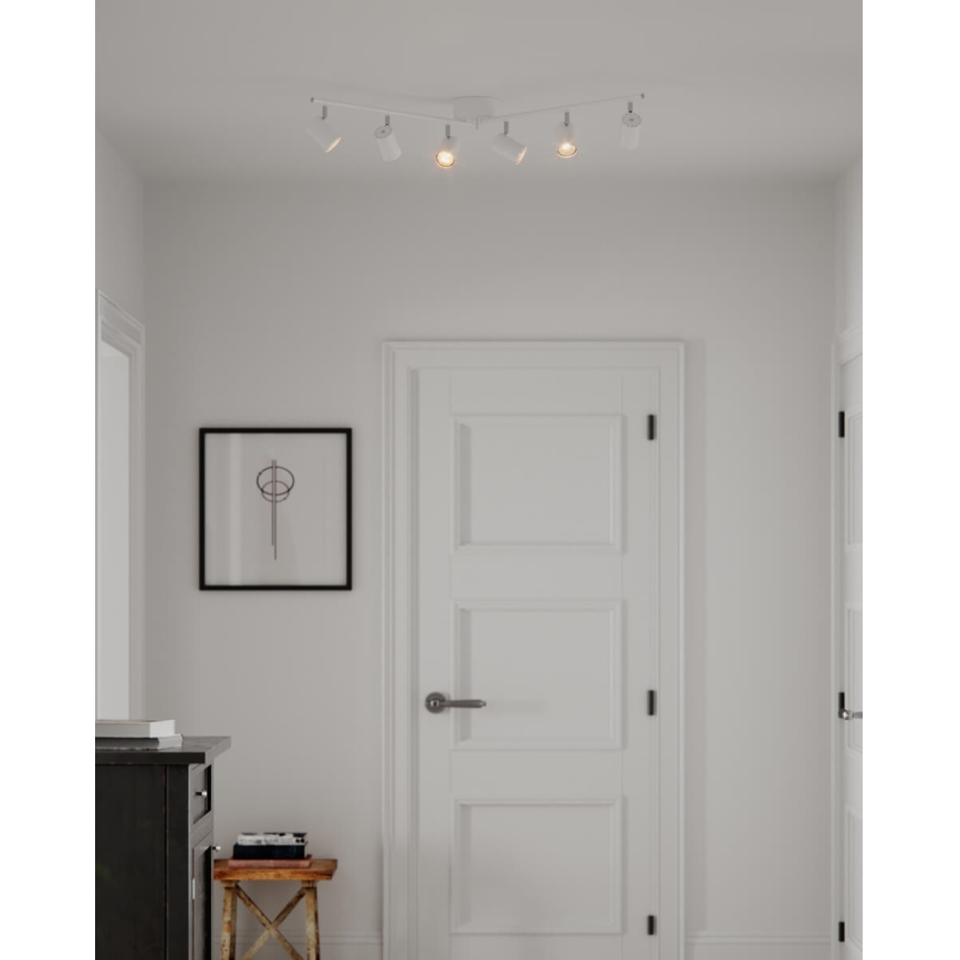 ByRydens - Foco CORRECT 6xGU10/7W/230V blanco