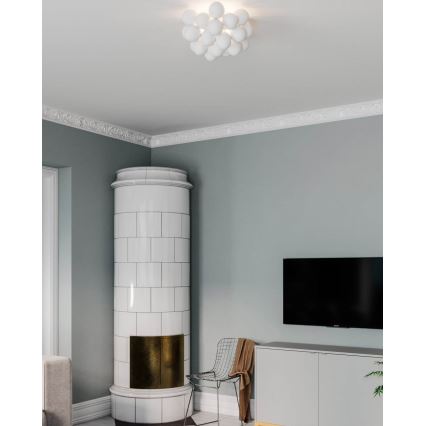 ByRydens - Plafón GROSS 6xG9/5W/230V blanco diá. 50 cm