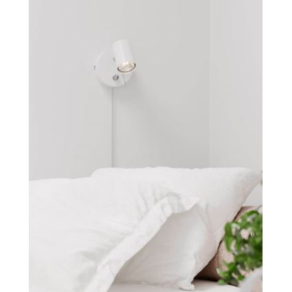 ByRydens - Foco de pared regulable CORRECT 1xGU10/7W/230V blanco