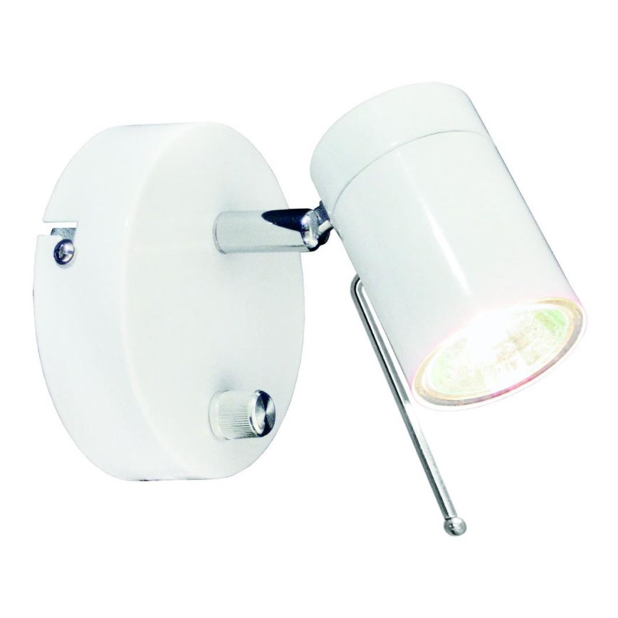 ByRydens - Foco de pared regulable CORRECT 1xGU10/7W/230V blanco