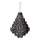 ByRydens - Lámpara colgante con cadena MONARQUE GRANDE 11xE14/5W/230V negro diá. 58 cm
