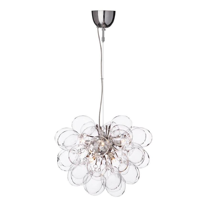 ByRydens - Lámpara colgante GROSS 8xG9/4W/230V transparente diá. 50 cm