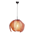 ByRydens - Lámpara colgante LOU LOU 1xE27/5W/230V rosa diá. 80 cm