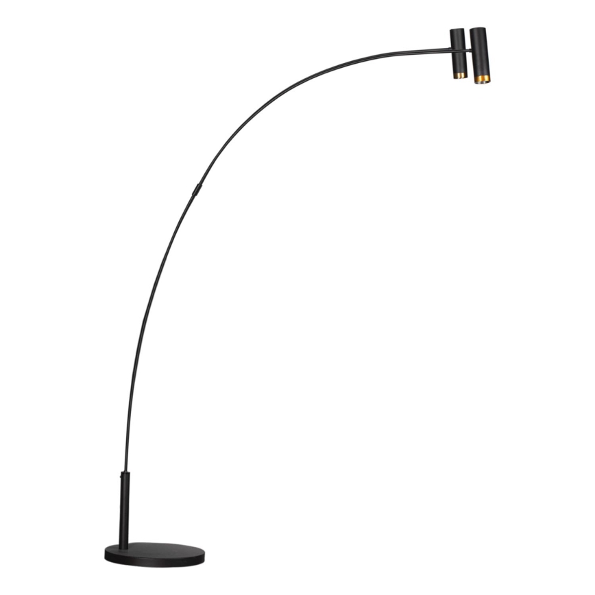 ByRydens - Lámpara de pie PULS 2xGU10/5W/230V negro