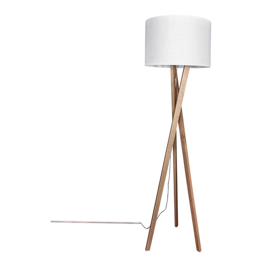 ByRydens - Lámpara de pie VEGA 1xE27/5W/230V beige/blanco