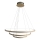 ByRydens - Lámpara LED colgante TRIONE LED/45W/230V marrón diá. 80 cm