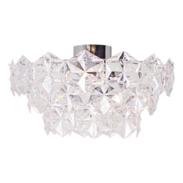 ByRydens - Plafón MONARQUE 3xE27/5W/230V transparente diá. 51 cm