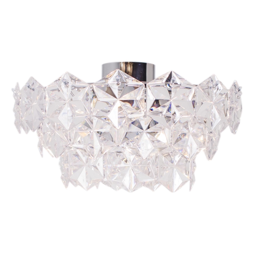 ByRydens - Plafón MONARQUE 3xE27/5W/230V transparente diá. 51 cm