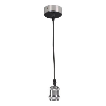 Cable de alimentación 1xE27/20W/230V cromo brillante