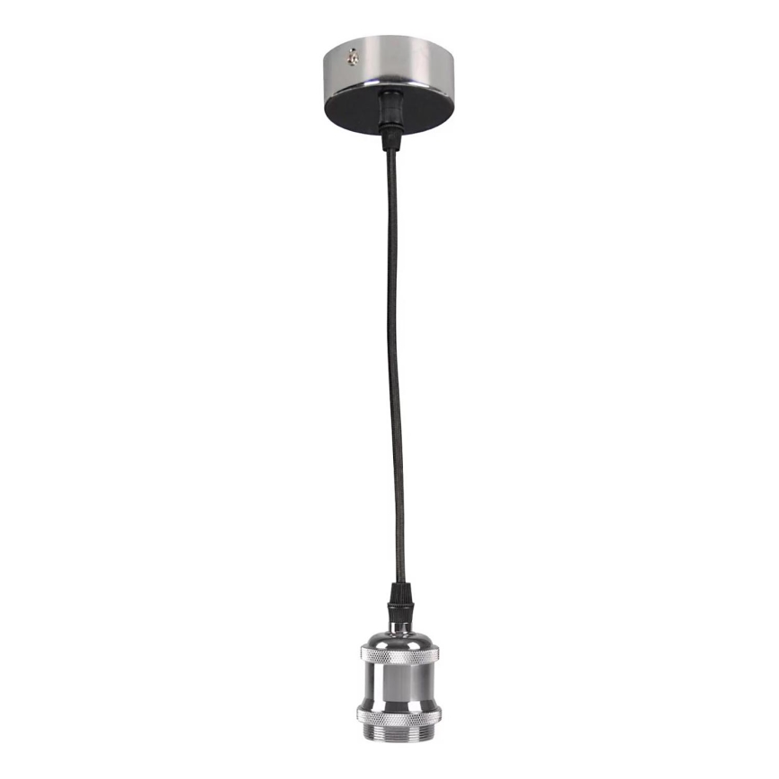 Cable de alimentación 1xE27/20W/230V cromo brillante