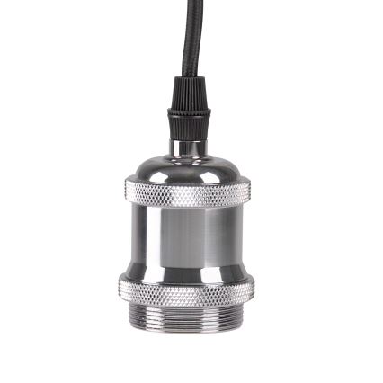 Cable de alimentación 1xE27/20W/230V cromo brillante