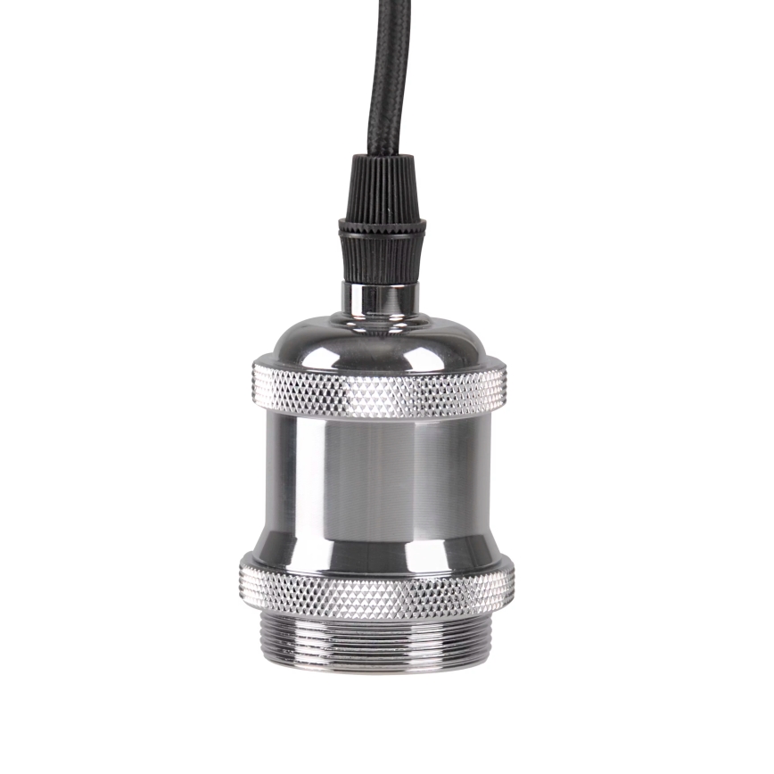 Cable de alimentación 1xE27/20W/230V cromo brillante