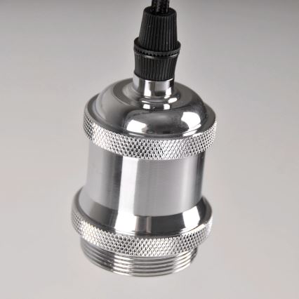 Cable de alimentación 1xE27/20W/230V cromo brillante