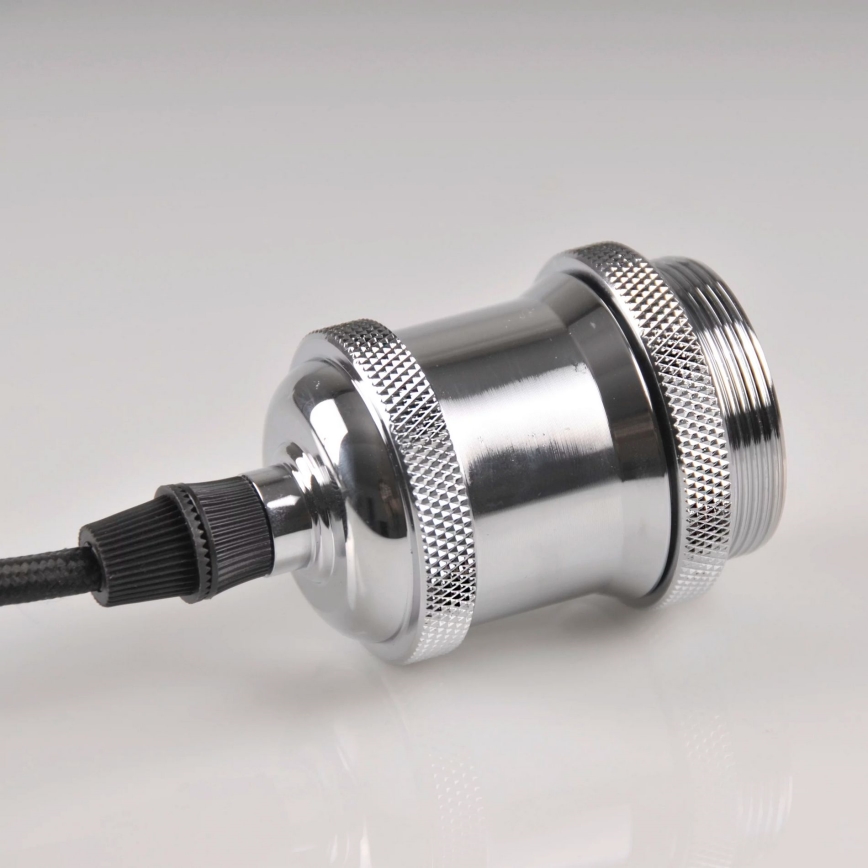 Cable de alimentación 1xE27/20W/230V cromo brillante