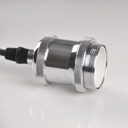 Cable de alimentación 1xE27/20W/230V cromo brillante